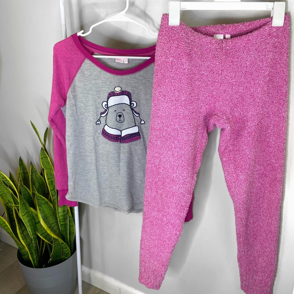 Make + Model Fuzzy Pajama Set | Size XS